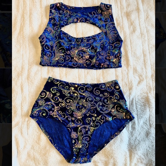 J valentine Pants - J Valentine Royal Blue Glitter Set